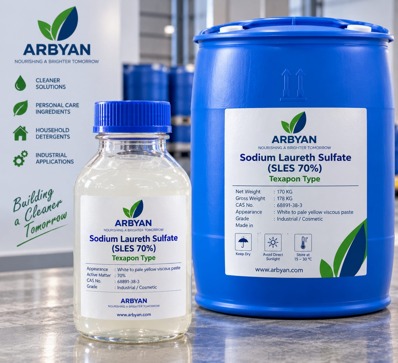 Sodium Laureth Sulfate (SLES)