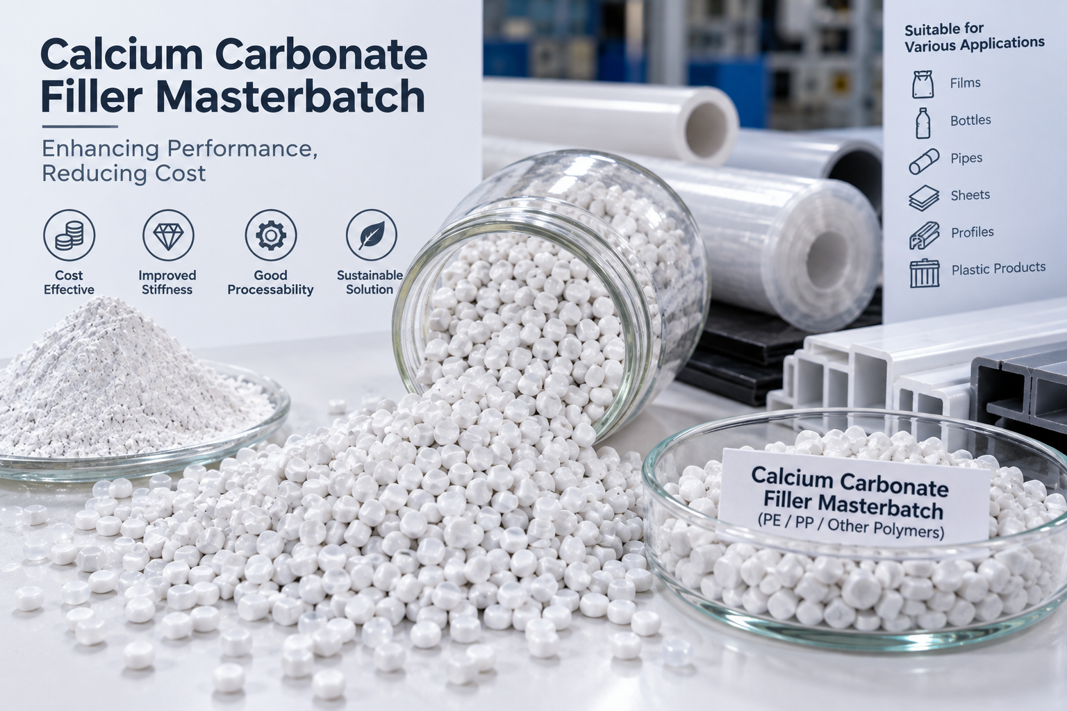 Calcium Carbonate Filler Masterbatch