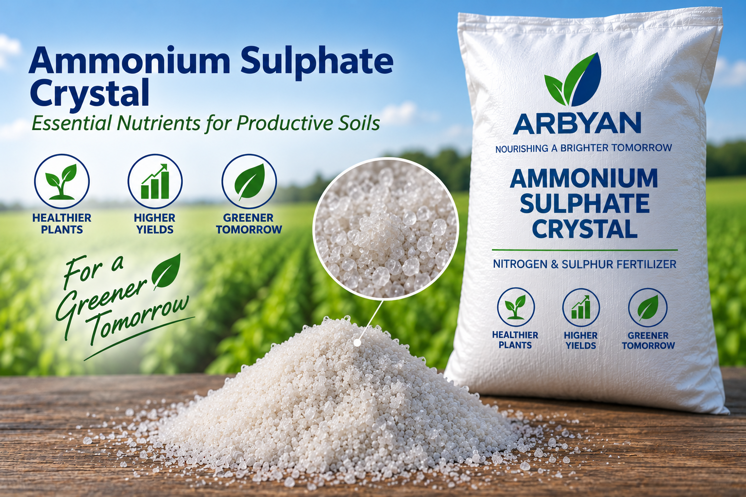 Ammonium Sulphate Crystal