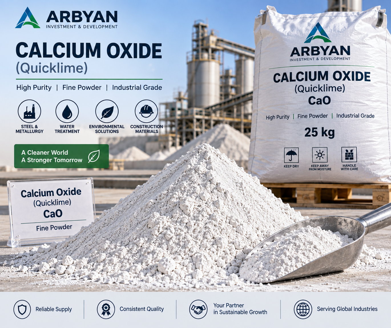 Calcium Oxide (Quicklime)
