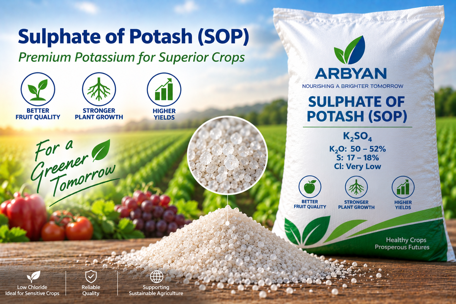 Sulphate of Potash (SOP)
